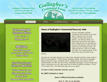 Tablet Screenshot of gallagherfarms.com